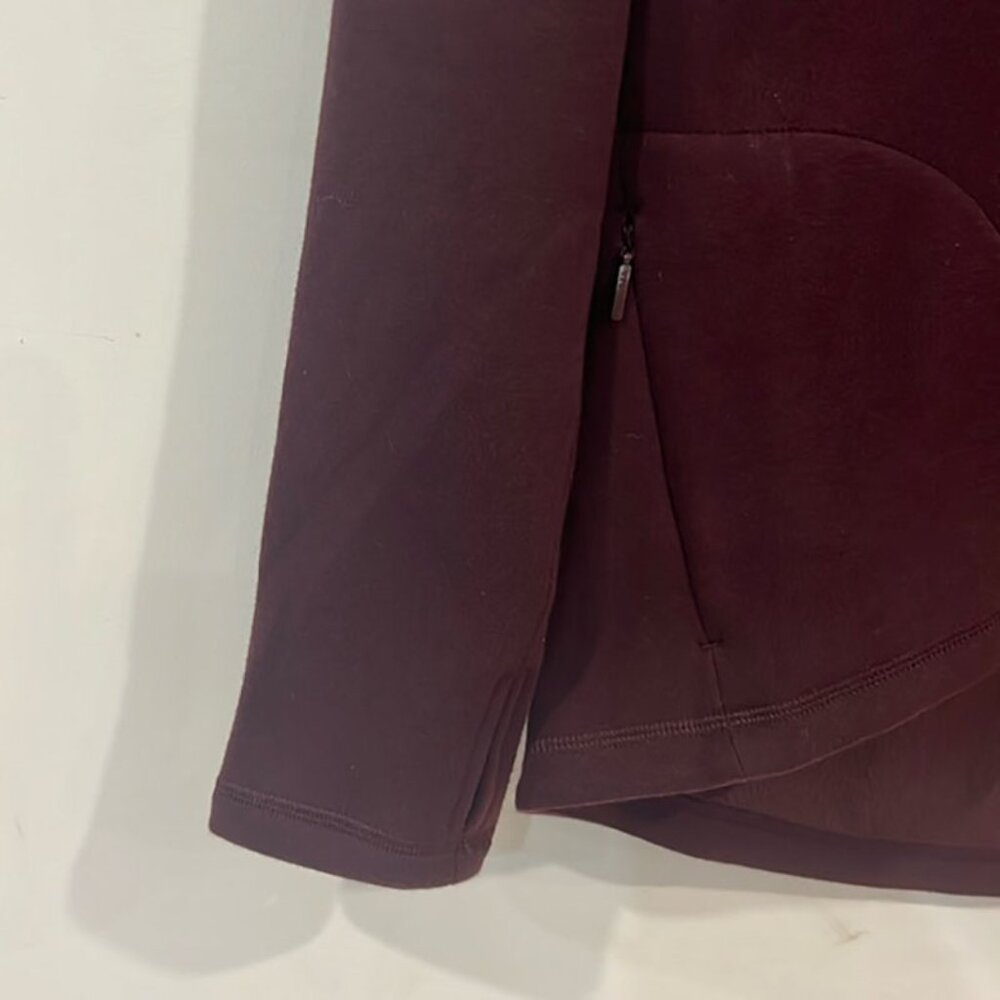 Athleta Decadent Chocolate Cozy Karma Asym Pullover size Small - Picture 9 of 16